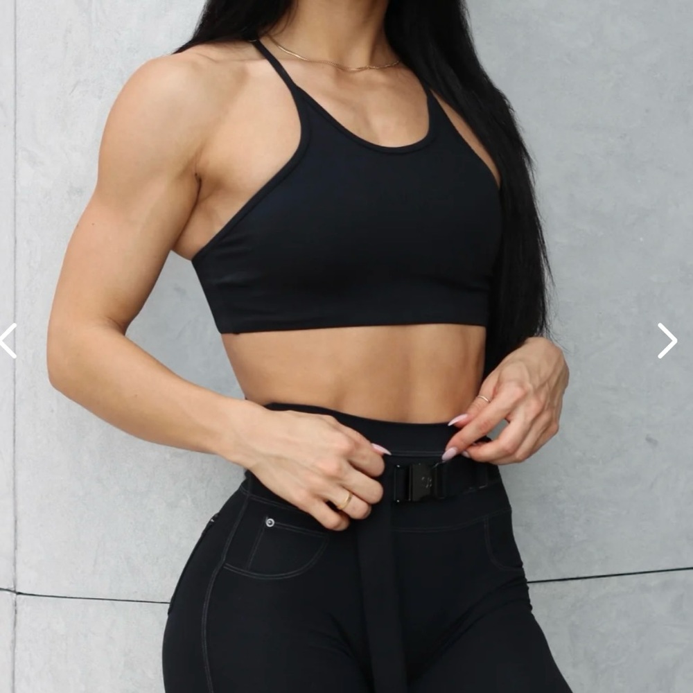 Bombshell High Neck Crop Bra - image 3